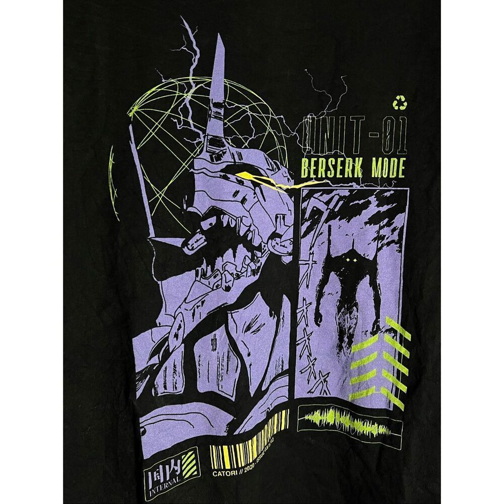 Catori X Evangelion Unit 01 Berserk Mode Tee Large - Picture 2 of 5